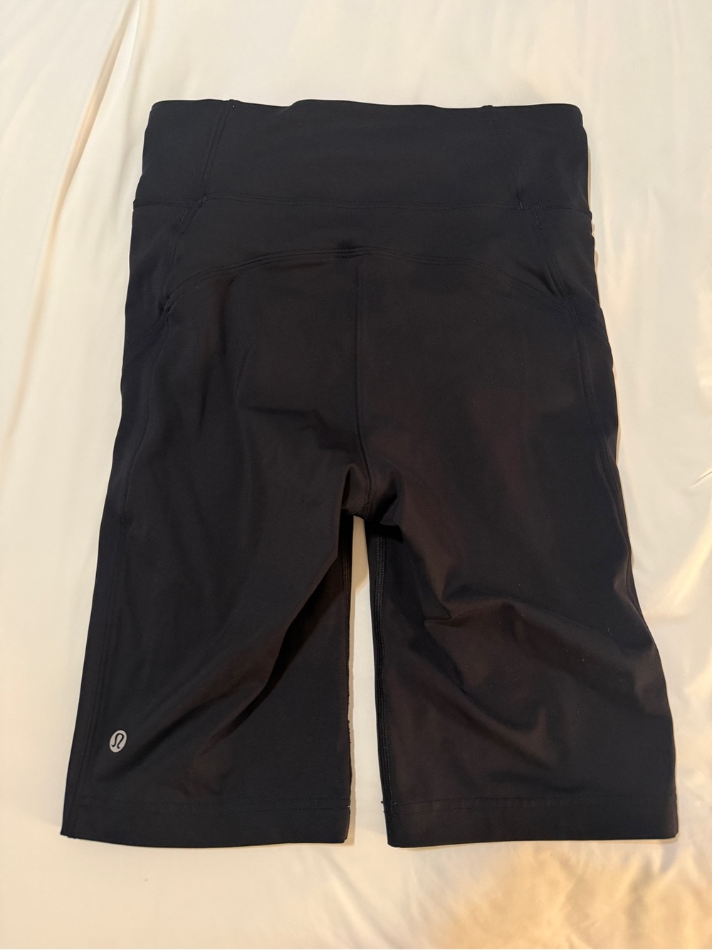 lululemon athletica Black Mid-Rise Bike Shorts